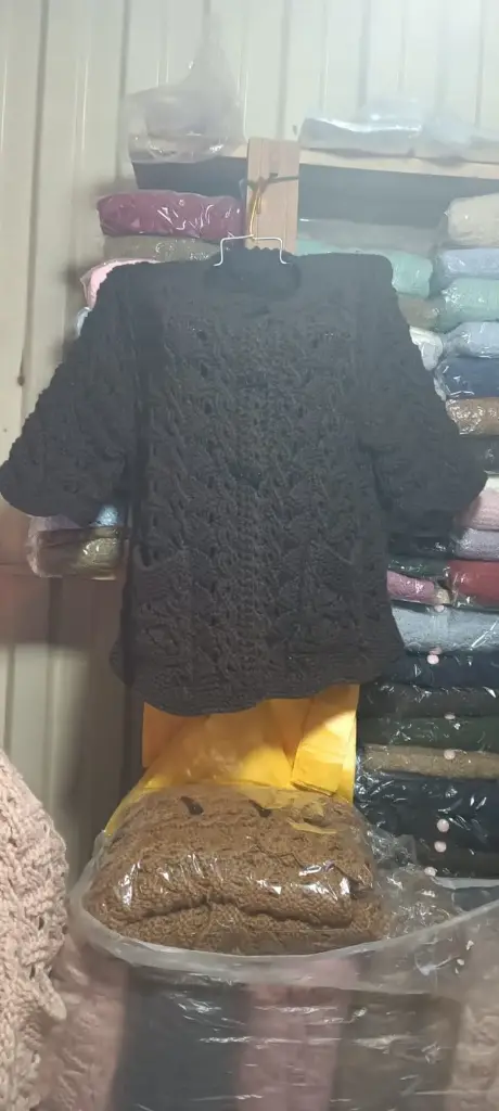 MARHERRAJE MANGA 3/4 CROCHEADO