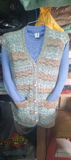 CHALECO MARHERRAJE V CROCHEADO